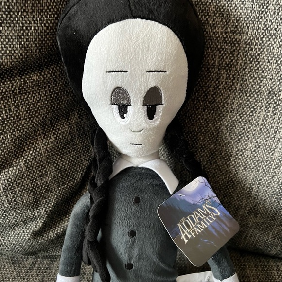 Jay Franco Addams Family Wednesday Adams Plush Stuffed Pillow Buddy Goth NWT - Picture 12 of 12
